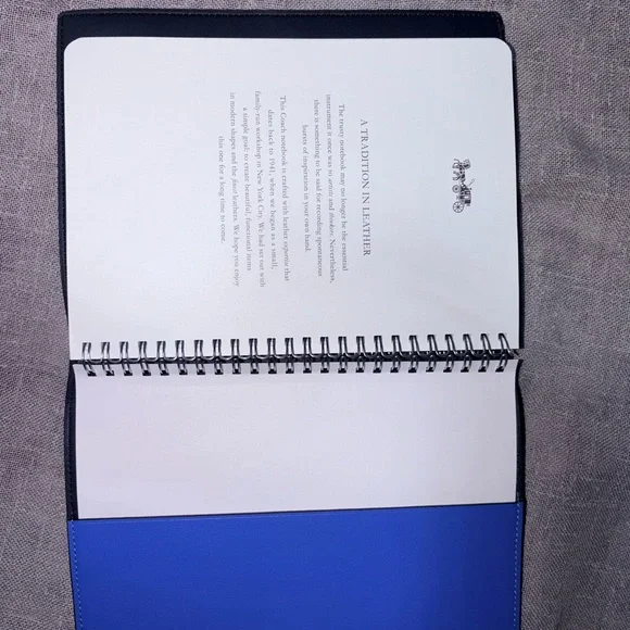 Coach Blue Signature Tablet Cover with Snap Closure - Picture 4 of 4